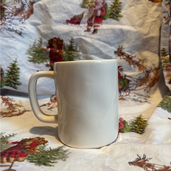 White Rae Dunn Bah Humbug Mug - Picture 2 of 3